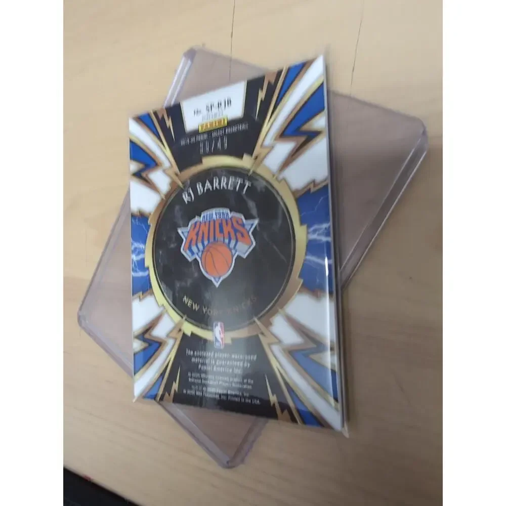 2019-20 Panini Select - Sparks RJ Barrett #SP-RJB Copper Prizm /49 (MEM, RC)